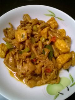 Foto resep Sambal goreng rawit dengan tahu dan usus ayam