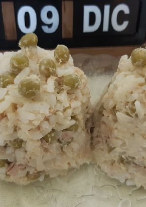 Una foto de Arroz, atún, mayonesa...