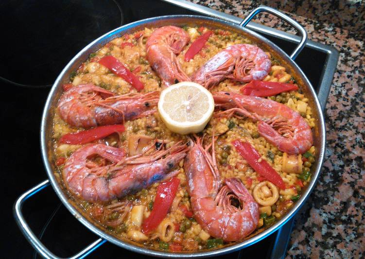 Paella de marisco