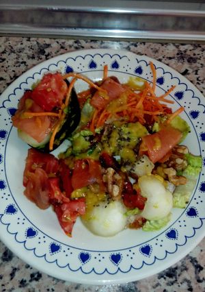 Una foto de Ensalada agridulce