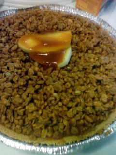 A picture of Carmel Apple Cheesecake.