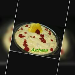A picture of Mango shrikhand.
