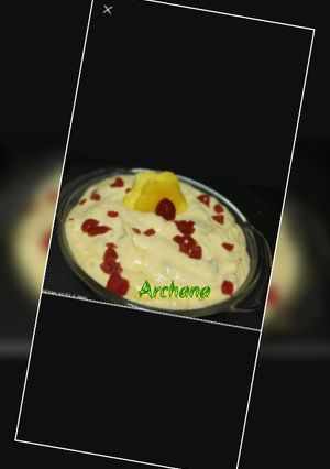 A picture of Mango shrikhand.
