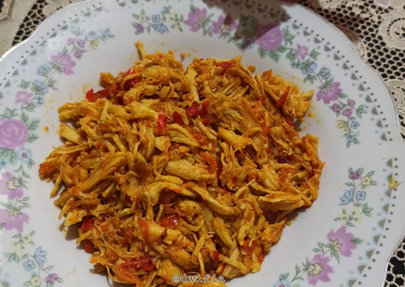 Ayam Suir Pedas