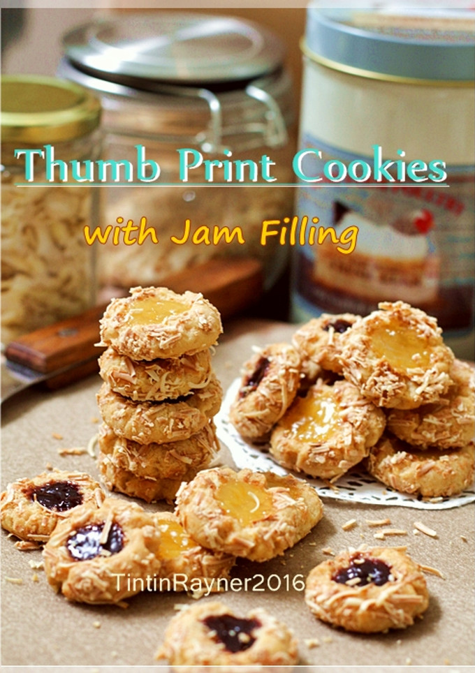 Foto resep Blueberry Lemon Thumbprint Cookies with Cheese Super nagih