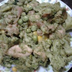 A picture of Tossed Green Chicken.