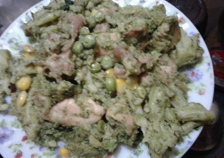 Recipe of Any-night-of-the-week Tossed Green Chicken