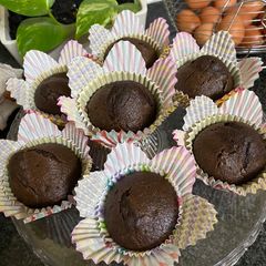 A picture of Chocolate cup cakes(without egg).