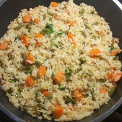 A picture of Vegetable Rice #myuniquericerecipecontest #Authormarathon.