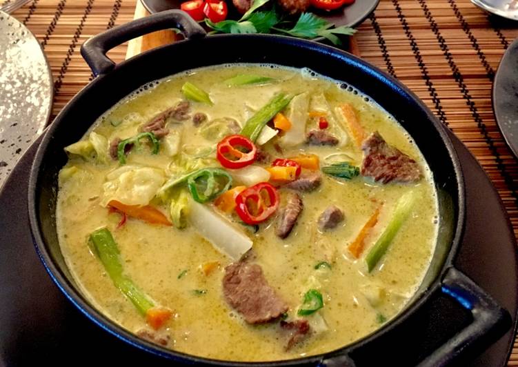 Bagaimana Membuat Thai Green Curry-Beef Anti Gagal