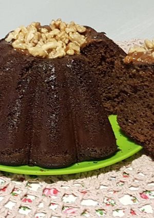 Una foto de Trufa de chocolate. ¡Torta postre!
