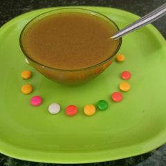 A picture of Pepper Tomato Lettuce soup.
