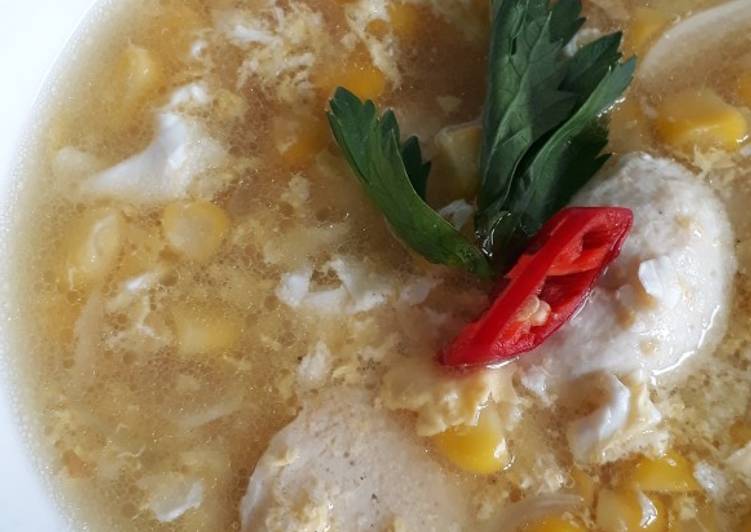 How to Prepare Delicious Sup jagung telur