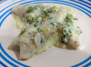 Una foto de Filet de merluza al verdeo 🐟 (versión saludable)