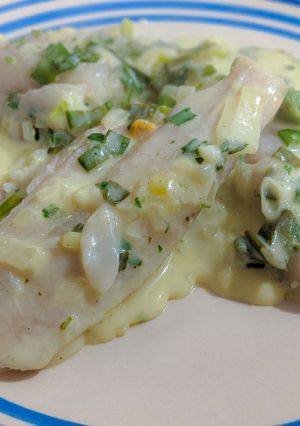 Una foto de Filet de merluza al verdeo 🐟 (versión saludable)