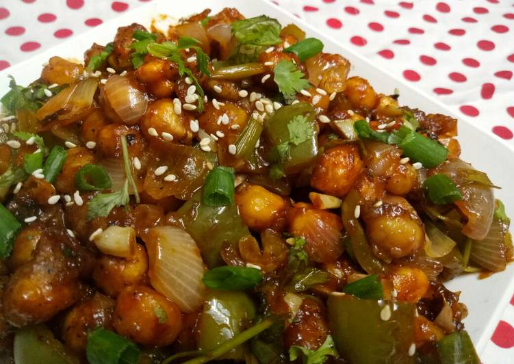 Recipe of Quick Chana chilli