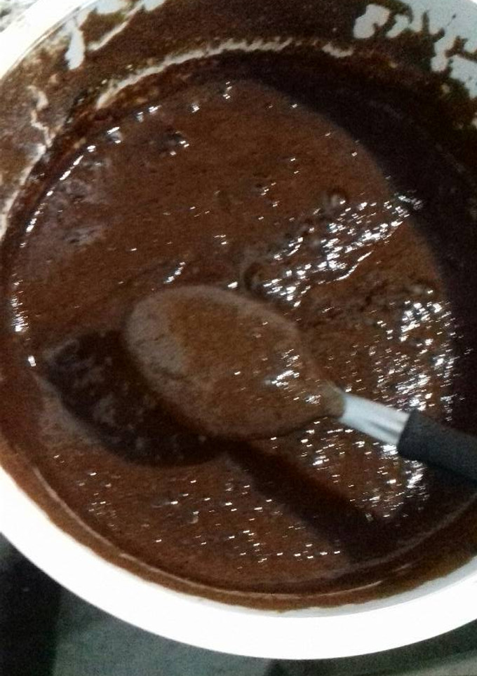 Una foto de Mousse de chocolate sencillo