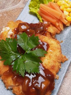 Foto resep Chicken Katsu with Teriyaki Sauce