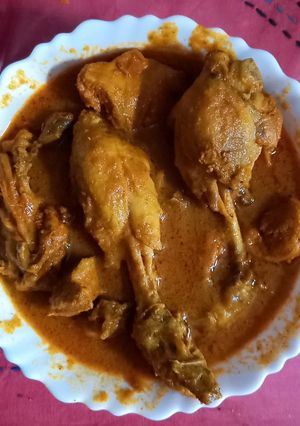 চিকেন কষা (Chicken kosha recipe in Bengali) রেসিপির প্রধান ছবি