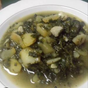 Espinacas guisadas con patatas