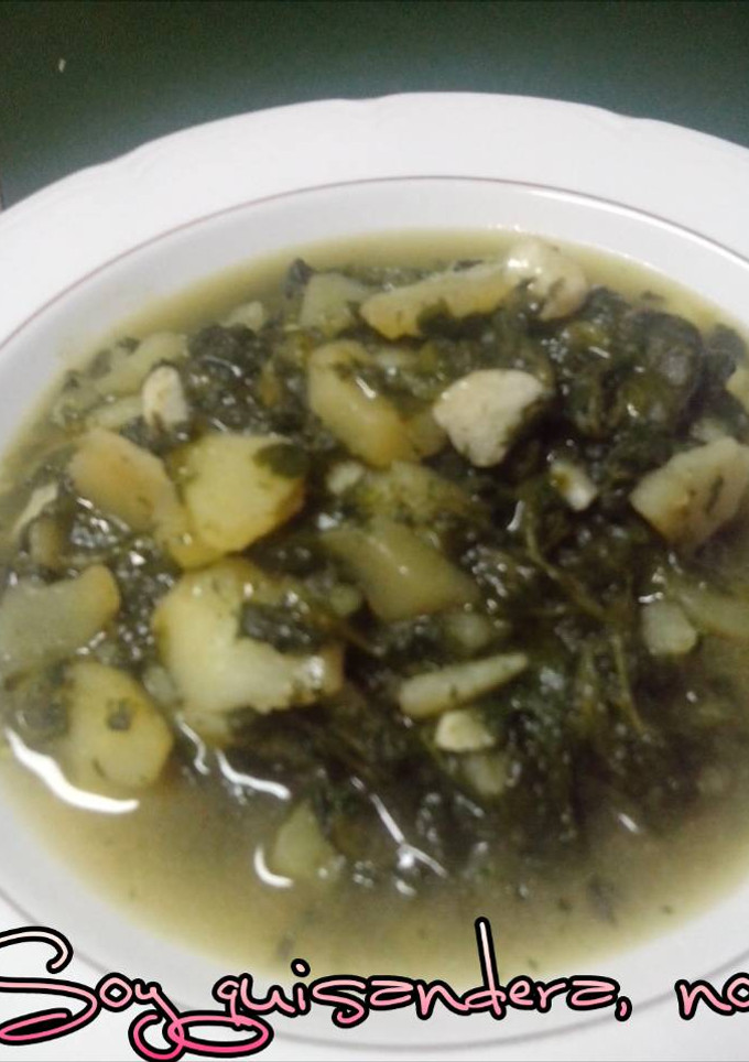Una foto de Espinacas guisadas con patatas