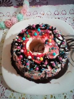 عکسی از دستور کیک وانیلی یک تخم مرغی