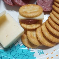 A picture of Bologna, Cheese, and Crackers, Anyone?.