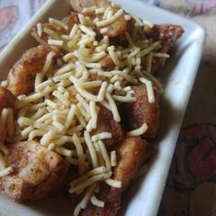 A picture of Delhi wale aloo chat.