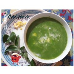 A picture of Palka corn soup.