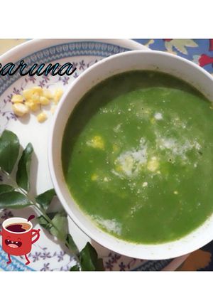 A picture of Palka corn soup.