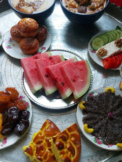 عکسی از دستور افطاری (حلوای آرد سبوس دار وپودر جوانه گندم)