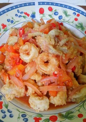 Foto resep Cumi Tepung Saos Asam Manis