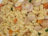 Makaroni Goreng dengan Tomato dan Sosej
