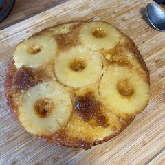 A picture of Pineapple upside down cake.