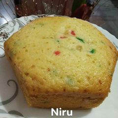 A picture of Christmas Eggless tutti-frutti Cake.