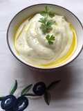 Skordaliá. Salsa de ajo griega, para dipear. 🌱 vegana- vegetariana