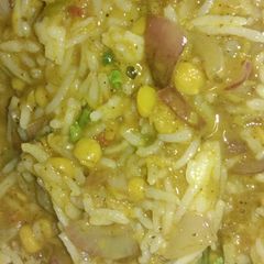 A picture of Leftover Dal Chawal.