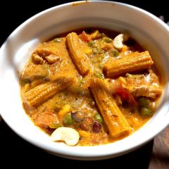 A picture of વેજ વોલનટ્સ કરી veg walnuts curry recepie in gujarati.