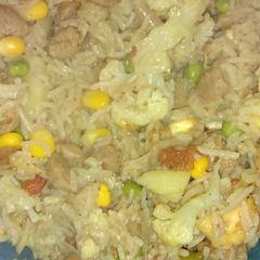 A picture of Vegetables pulao.