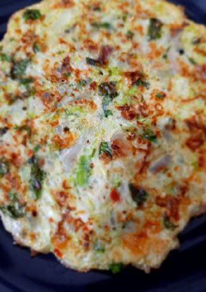 A picture of Cabbage egg omelette.