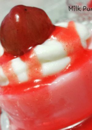 Foto resep Milk Pudding with Whipping Cream