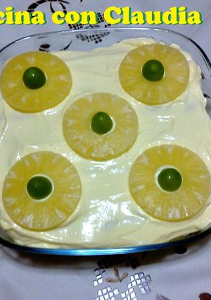 Una foto de Tiramisú con ananás 