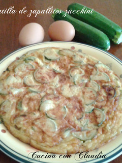 Una foto de Tortilla de zapallitos zucchini