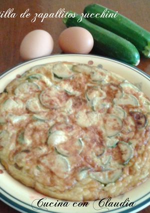 Una foto de Tortilla de zapallitos zucchini