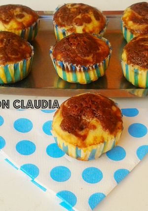 Una foto de Muffin bicolores