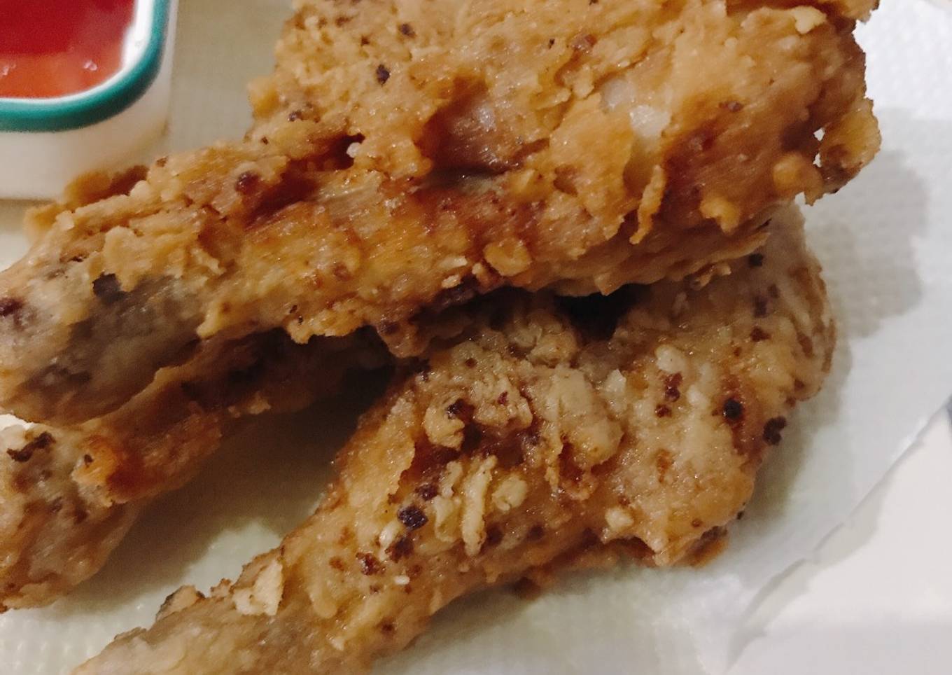 Ayam goreng kardeşler tepung olduğunu