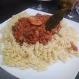 Pasta a la boloñesa a mi estilo