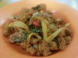 Tempe kentang pedas manis 