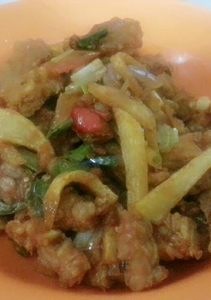 Foto resep Tempe kentang pedas manis 