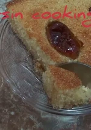 صورة لوصفة بسبوسة بالتمر
